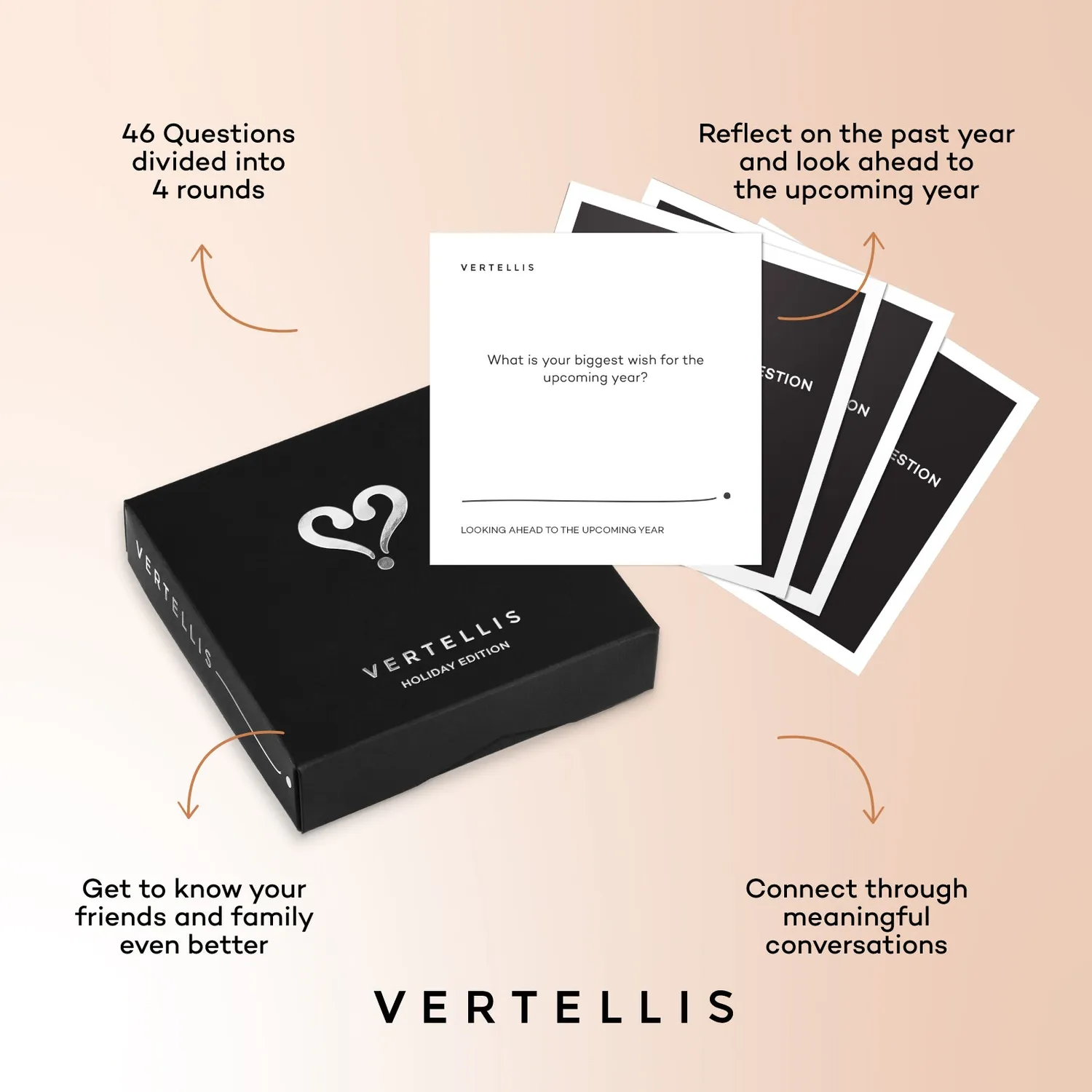 Vertellis Holiday Edition vragenspel feestdagen