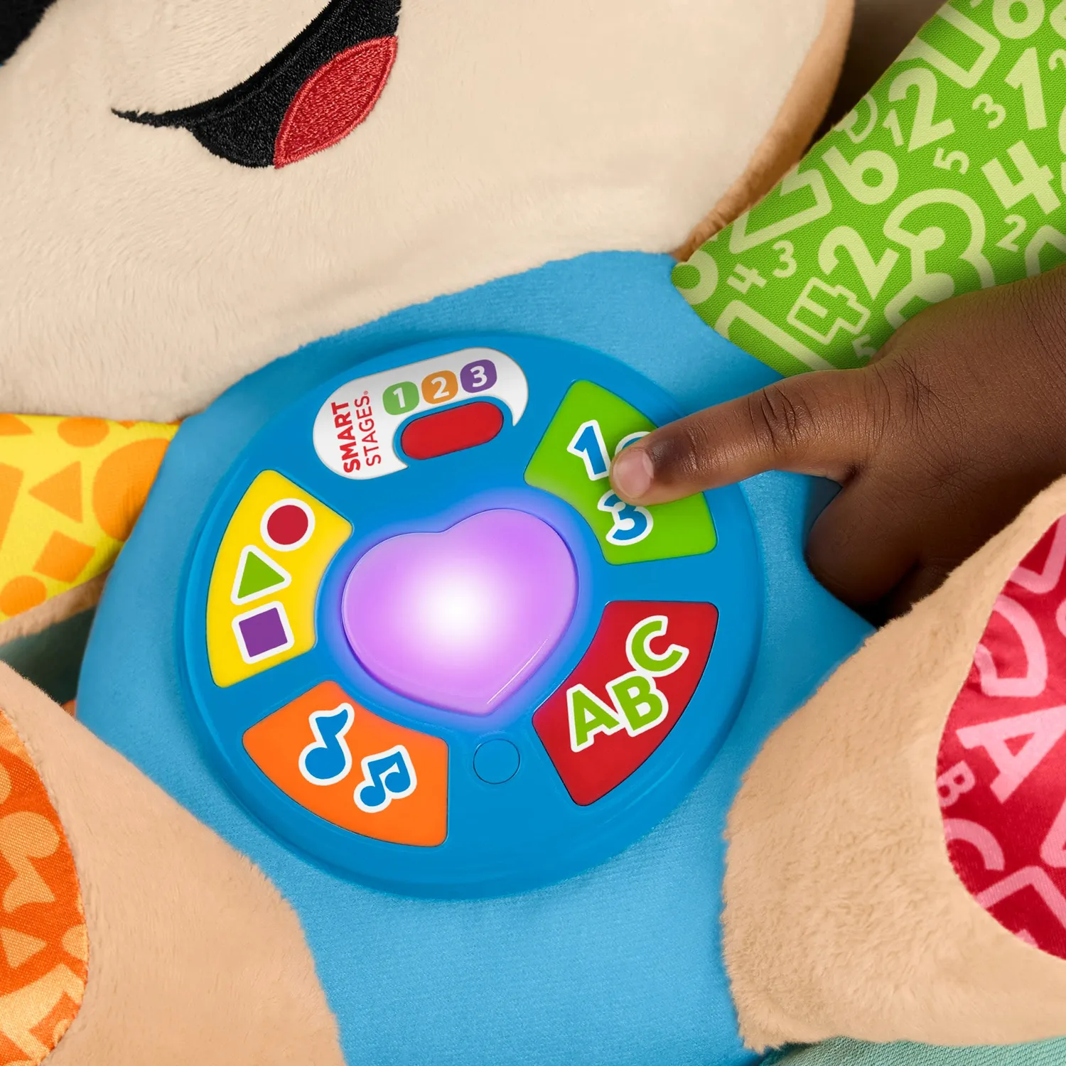 Fisher-Price Smart Stages educatieve hond knuffel muziek