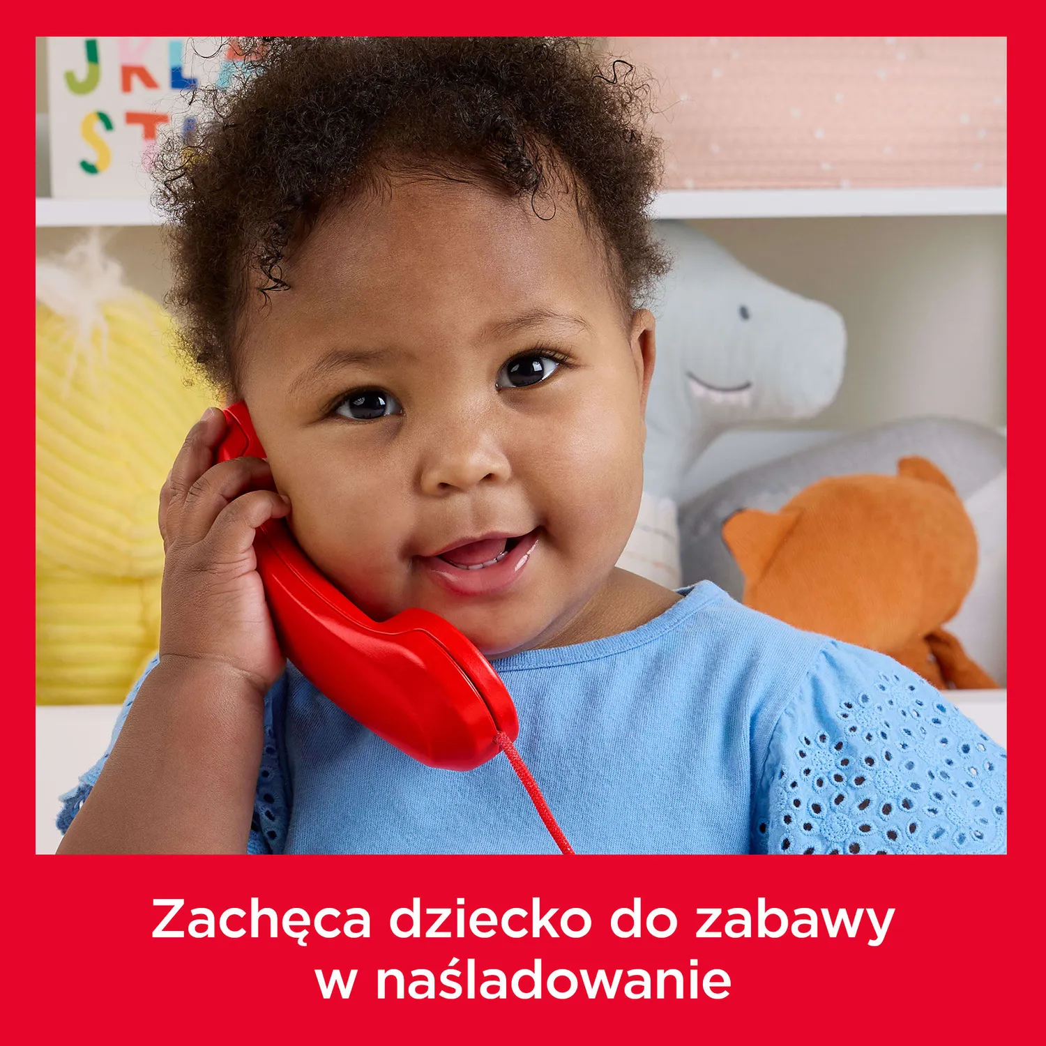 Fisher-Price Chatter Telephone trekspeeltje rood 12 maanden+
