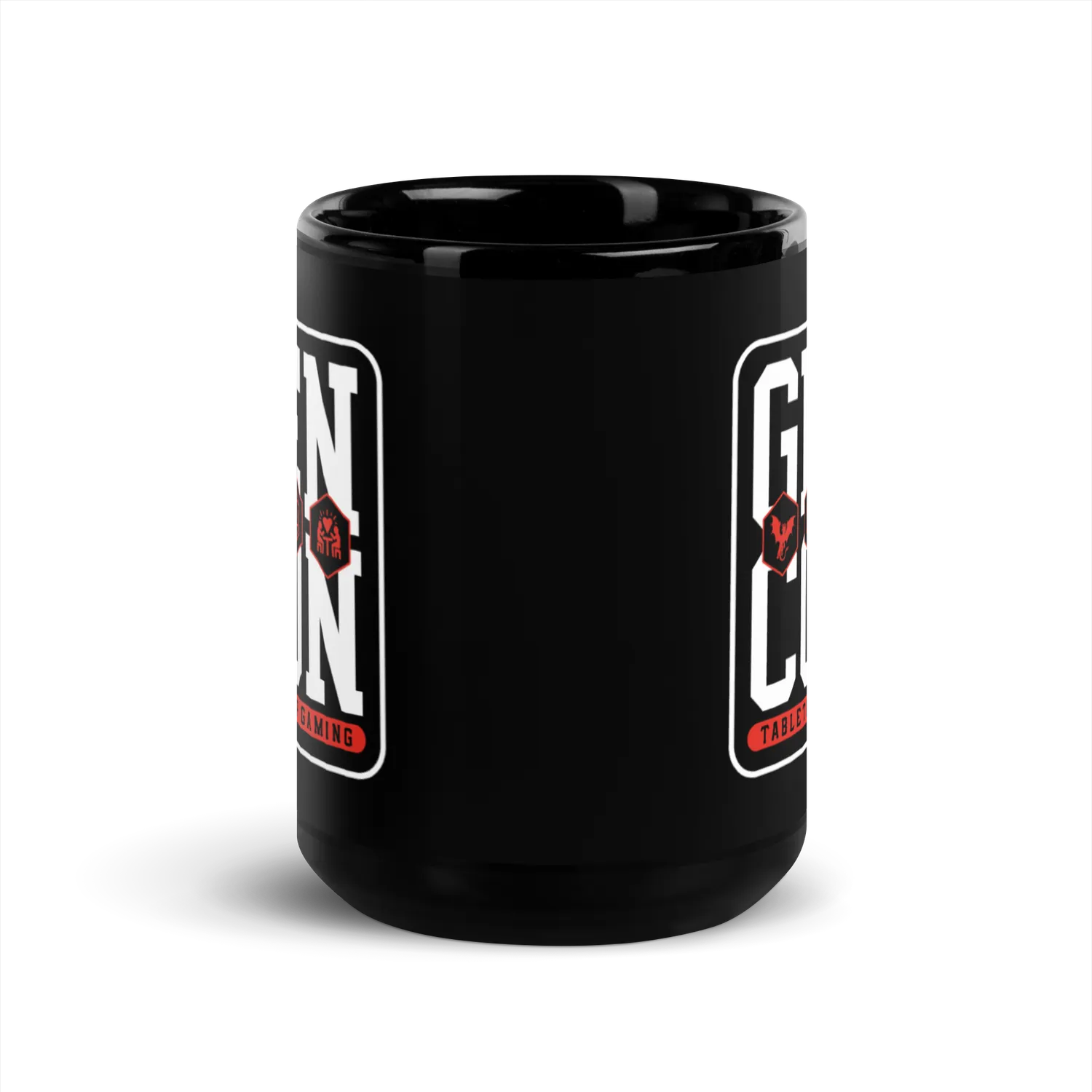 Roll A Crit Gen Con Icons mok keramiek zwart 11oz