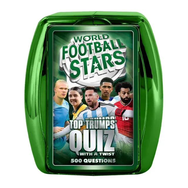 Top Trumps World Football Stars Green quiz kaartspel 500 vragen