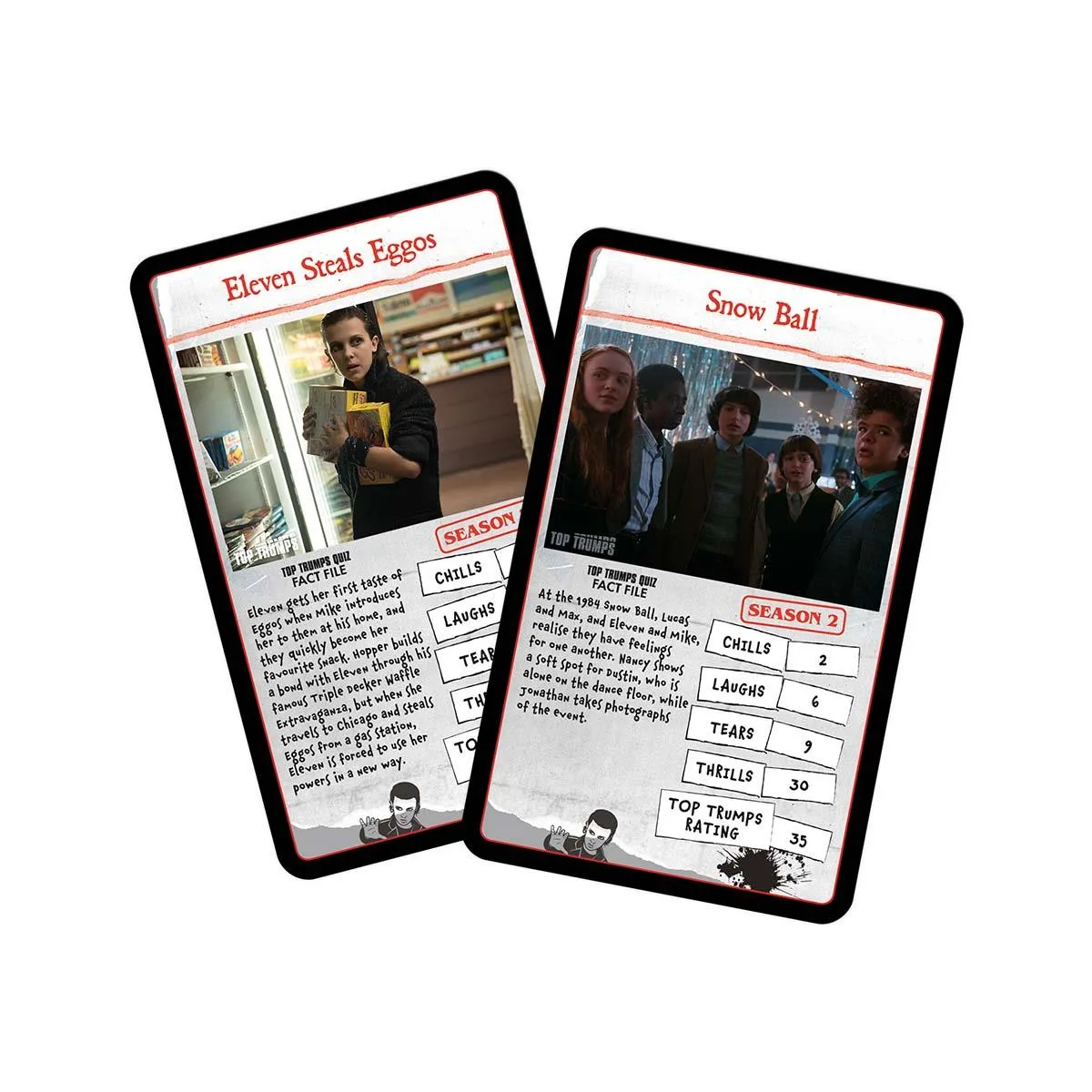Top Trumps Stranger Things kaartspel collectors tin hawkins