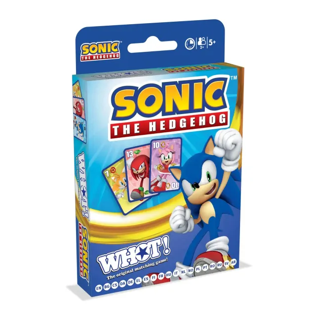 Top Trumps Sonic the Hedgehog WHOT kaartspel reiseditie