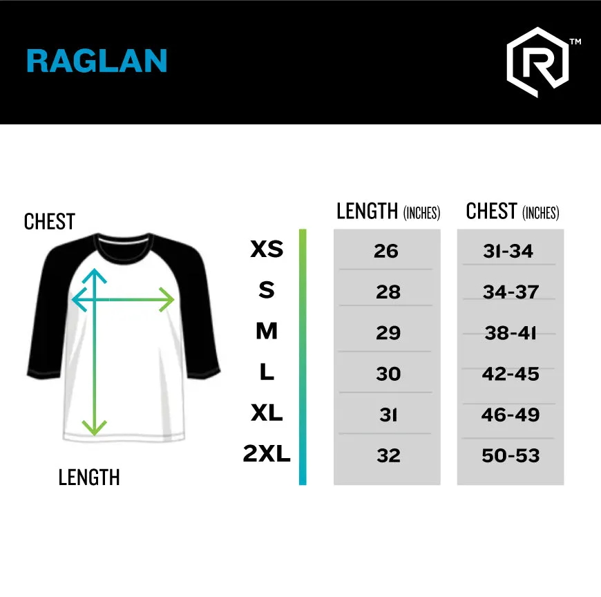 Gen Con Stack Raglan T-shirt 3/4 mouw katoenmix
