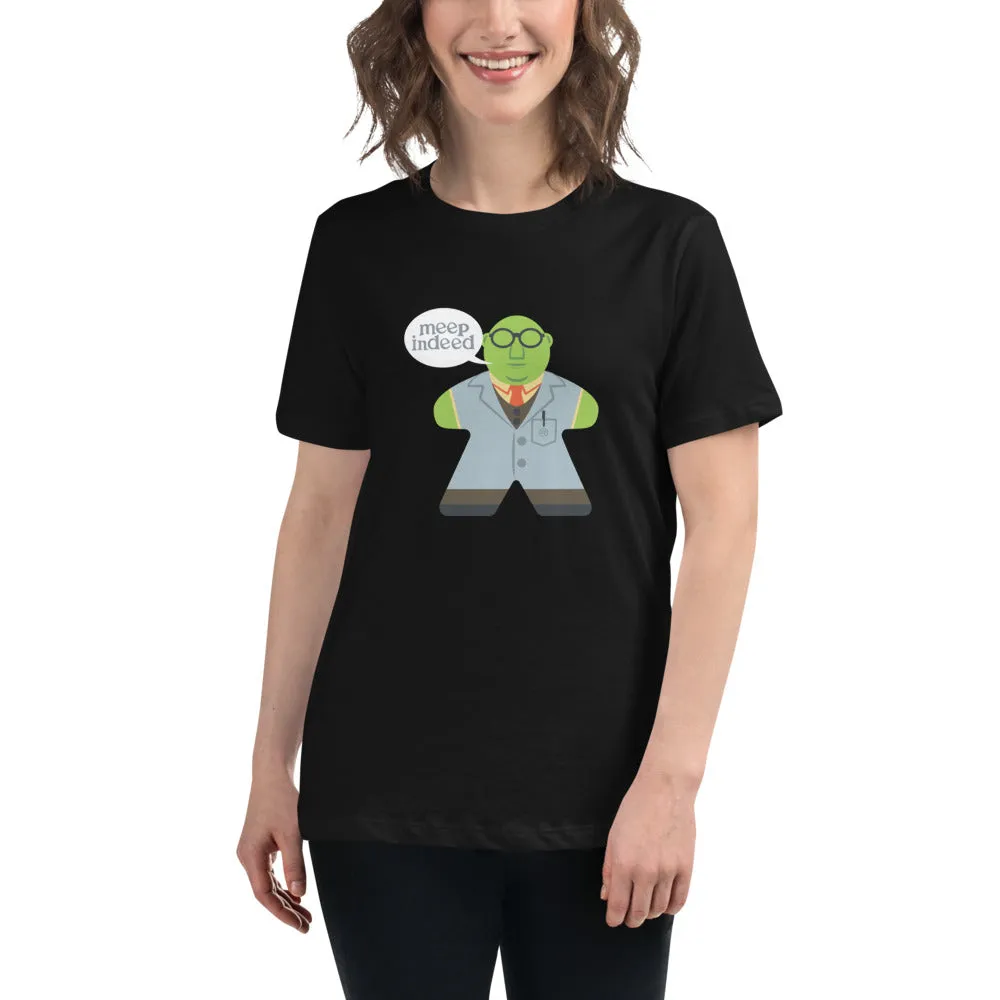 Roll A Crit Mupple Meeple Indeed dames t-shirt zwart