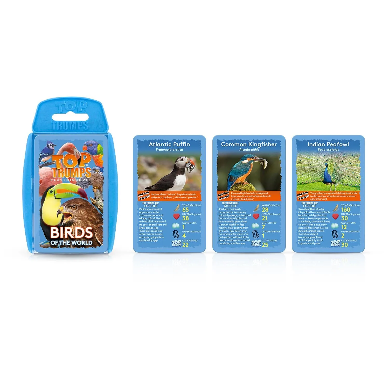 Top Trumps Birds kaartspel 30 kaarten vogels