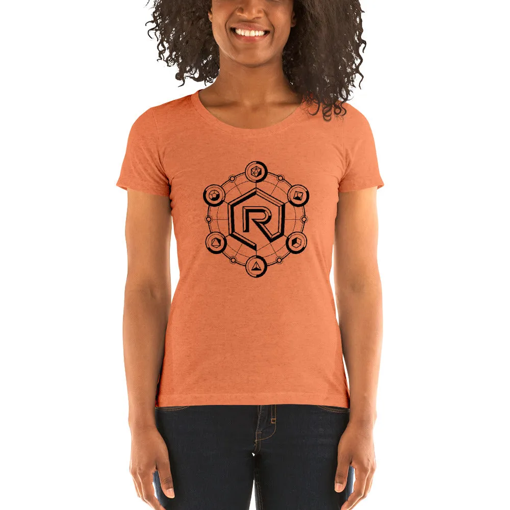 Roll A Crit Phases of Crit T-shirt fitted berry triblend