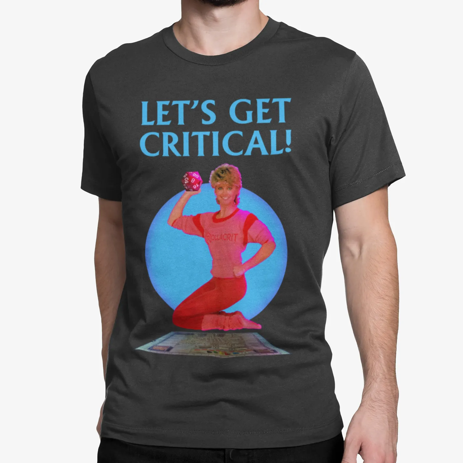 Rollacrit Let's Get Critical Slim Fit T-shirt bruin katoen