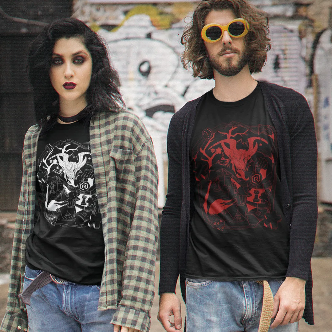 Roll A Crit Decorating Krampus T-shirt katoen unisex