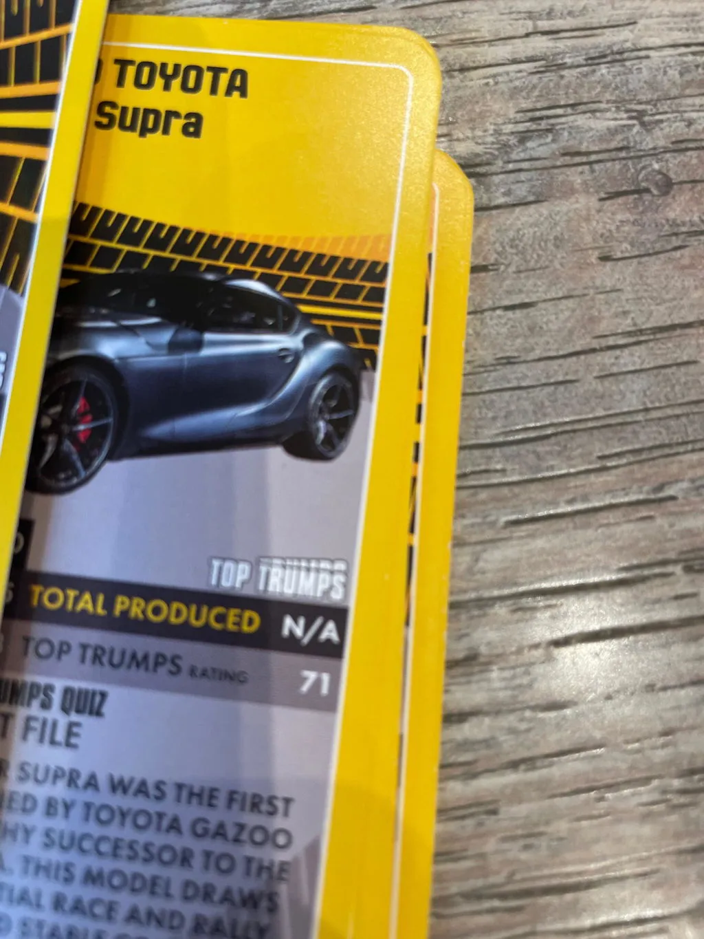 Top Trumps Supercars kaartspel 30 auto's