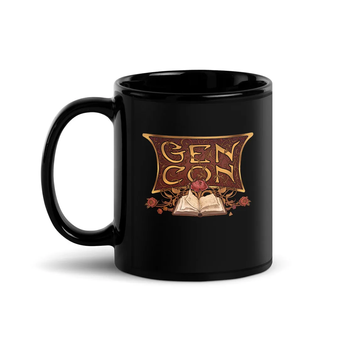 Gen Con 2025 Program Book mok zwart 330 ml glanzend