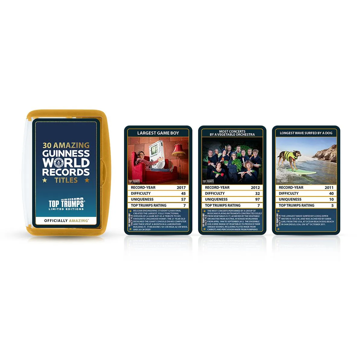 Top Trumps Guinness World Records kaartspel records