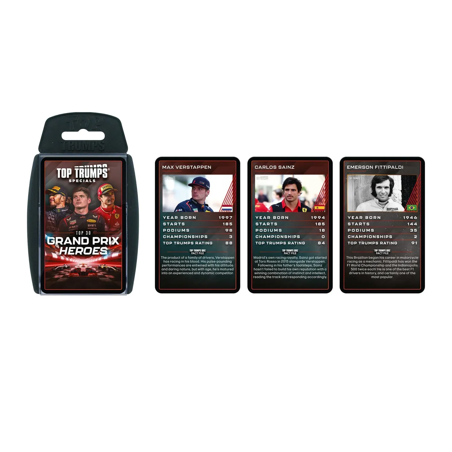 Top Trumps Grand Prix Heroes kaartspel 30 coureurs