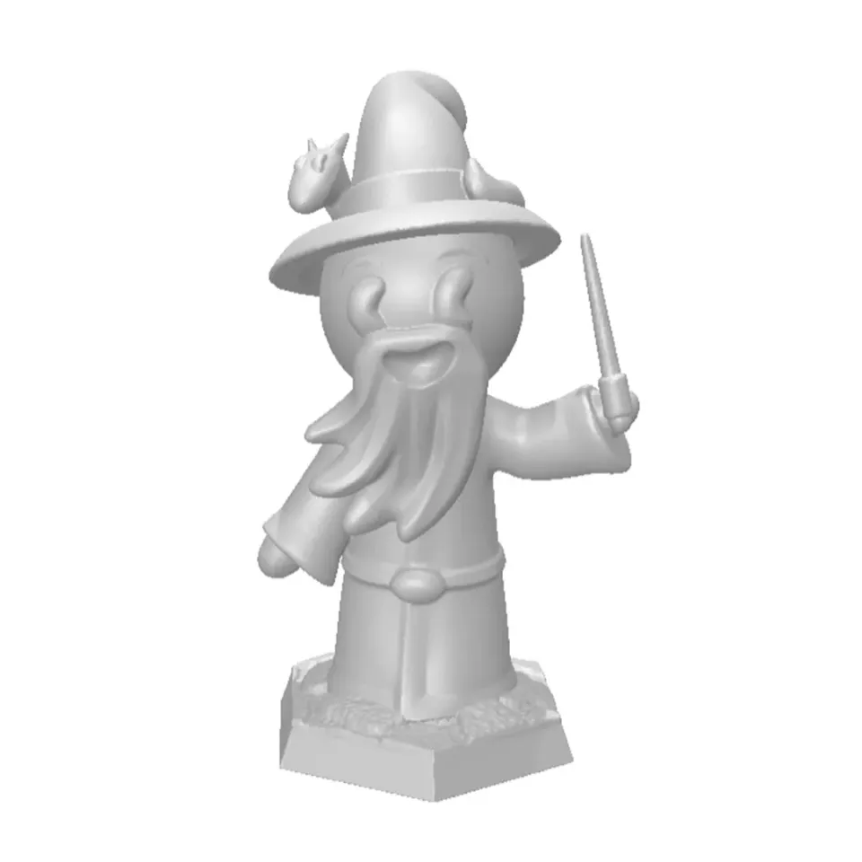 Roll A Crit Heroes of Barcadia Merlo the Saucerer STL-bestand