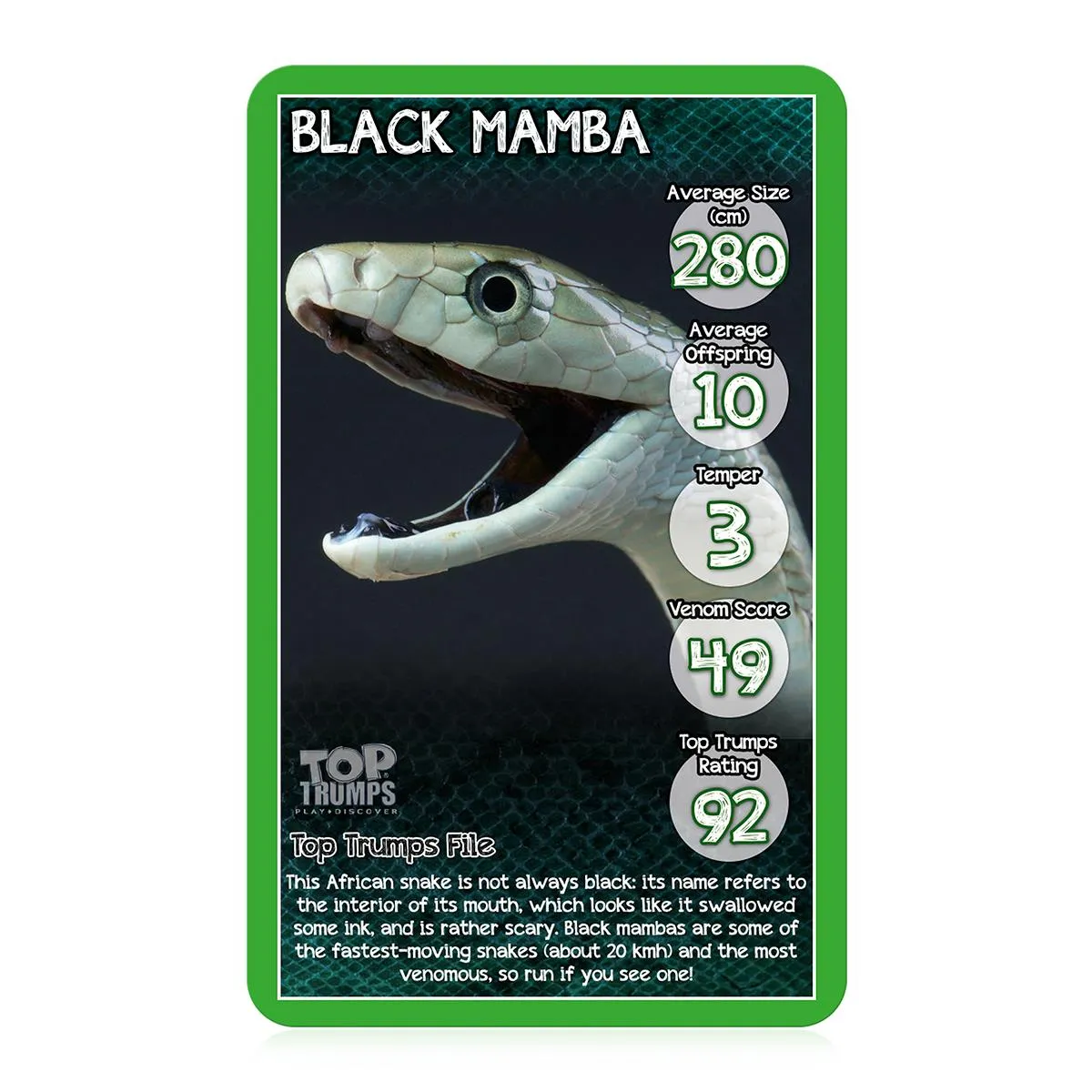 Top Trumps Snakes kaartspel slangen