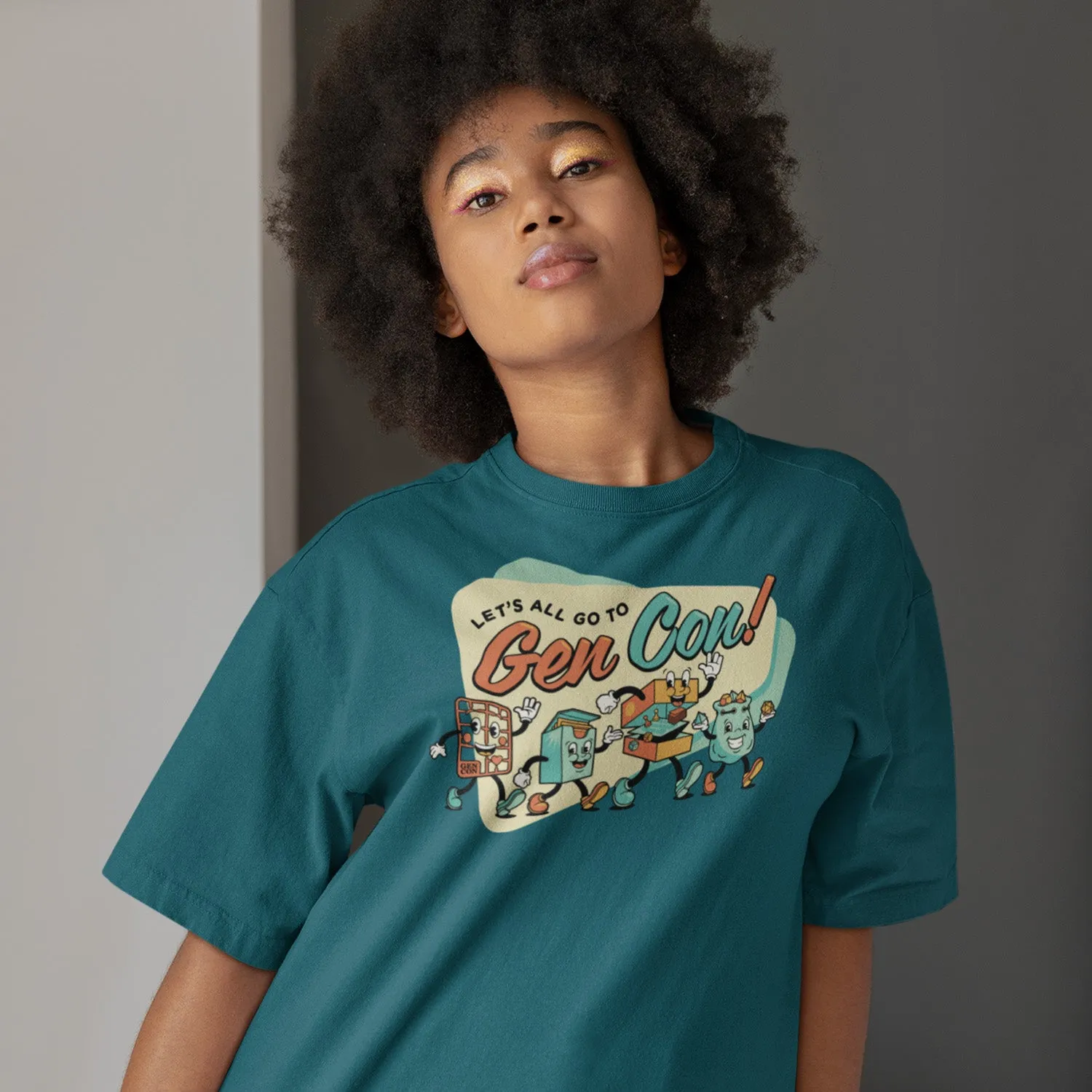 Gen Con Let's All Go 2026 T-shirt unisex katoenmix