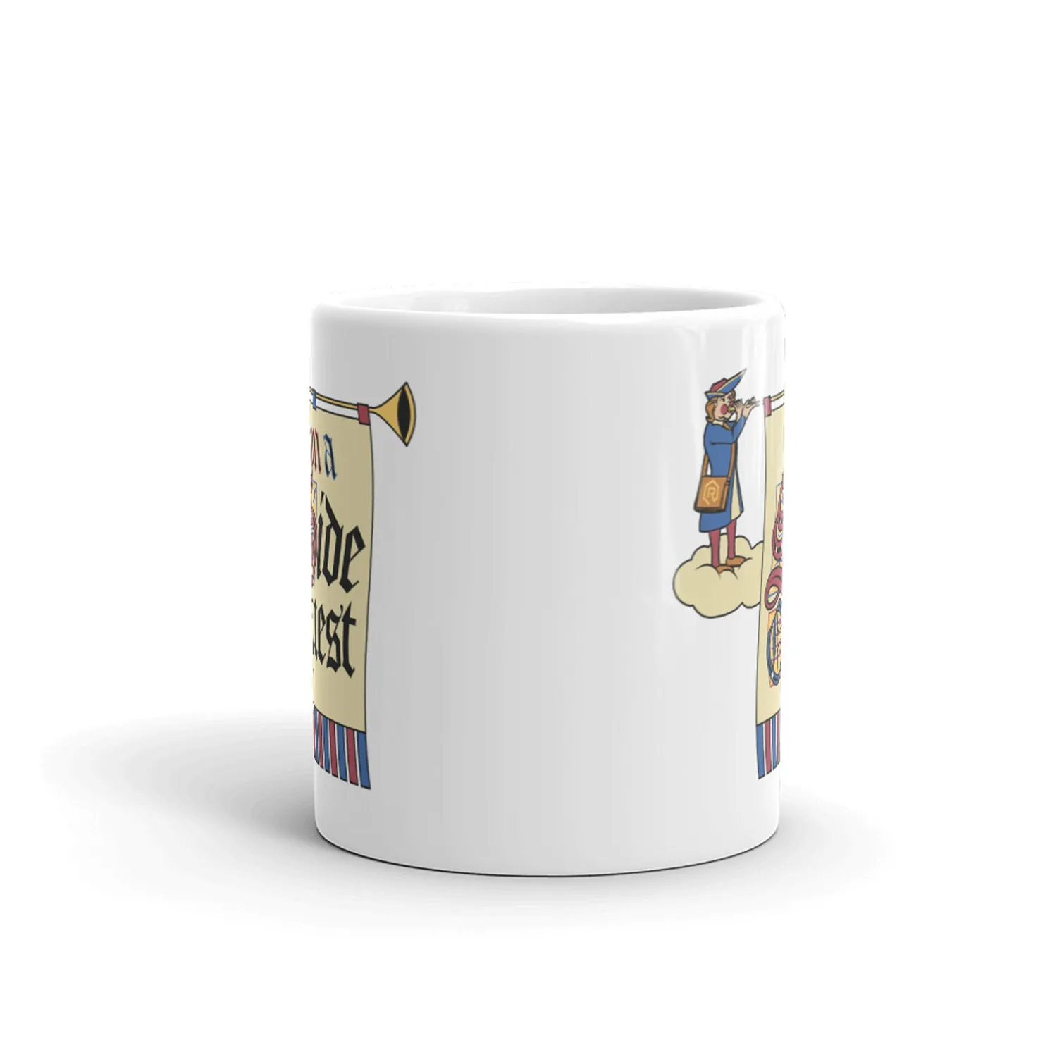 Roll A Crit On a Side Quest mok 11oz keramiek