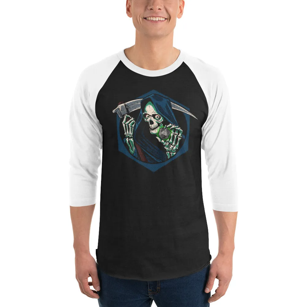 Roll A Crit Grim Roller Raglan shirt 3/4 mouw katoen
