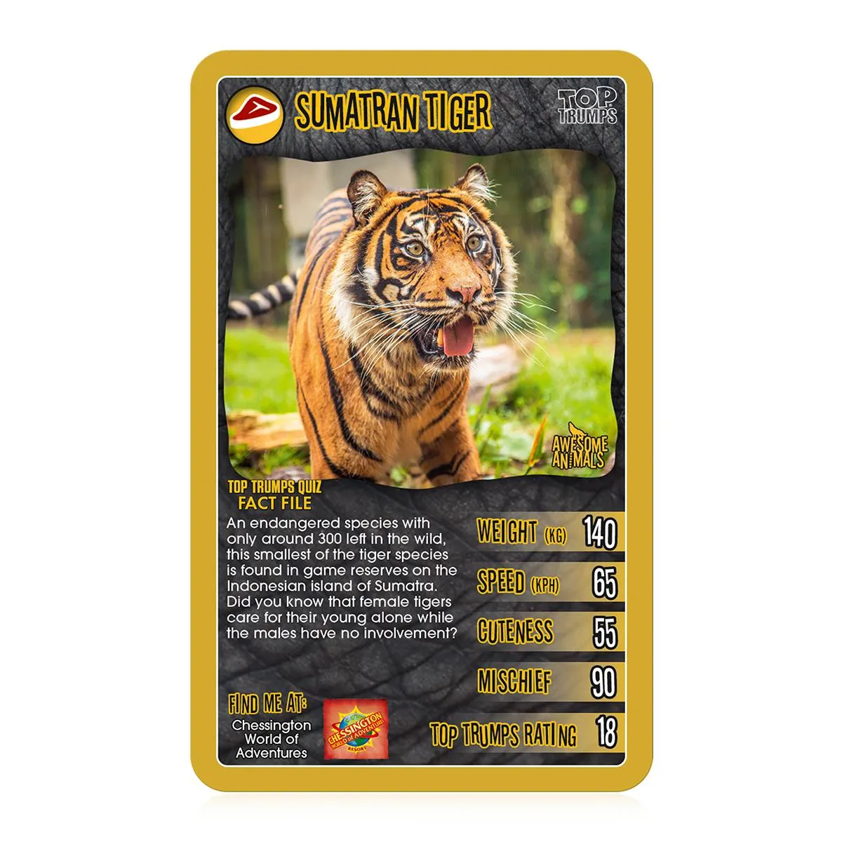 Top Trumps Awesome Animals kaartspel 30 dierenkaarten