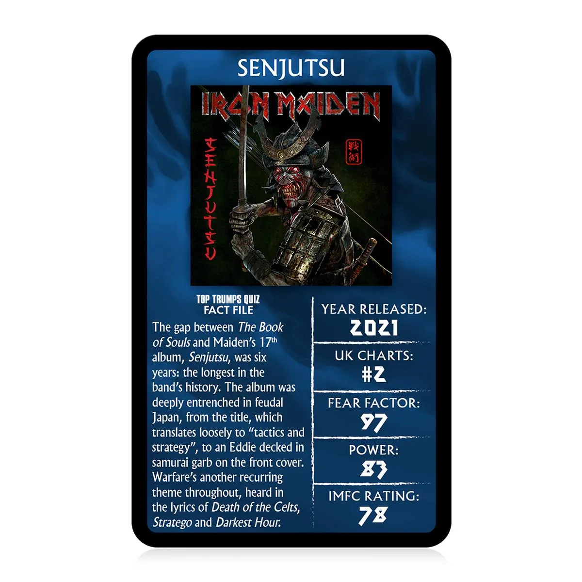 Top Trumps Iron Maiden kaartspel limited edition