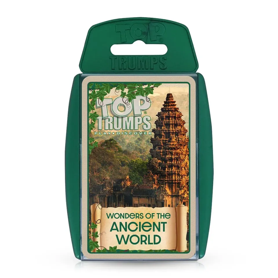 Top Trumps Wonders of the Ancient World kaartspel 30 kaarten educatief