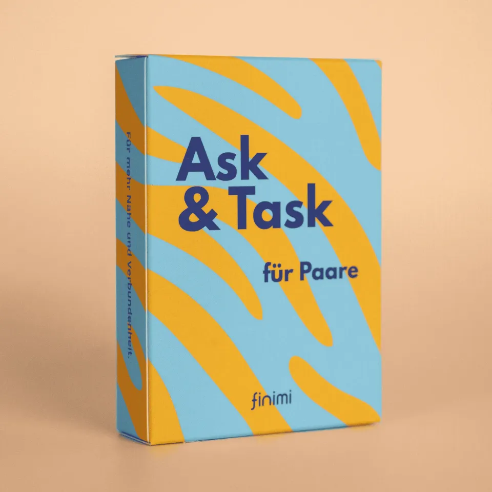 Finimi Ask & Task Paare kaartspel 52 kaarten voor stellen