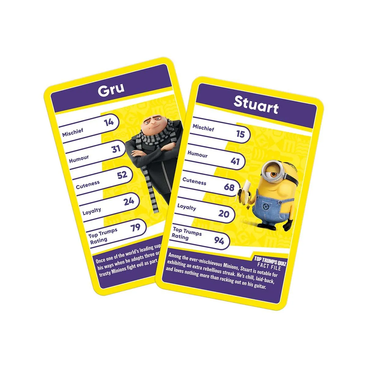 Top Trumps Minions kaartspel gele monsters familie