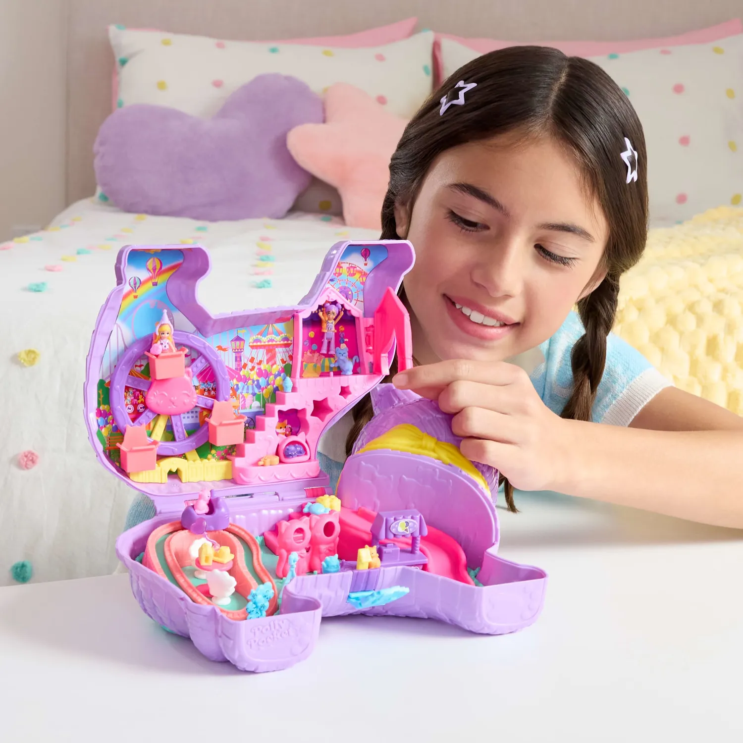 Polly Pocket Katje playset met 2 poppen