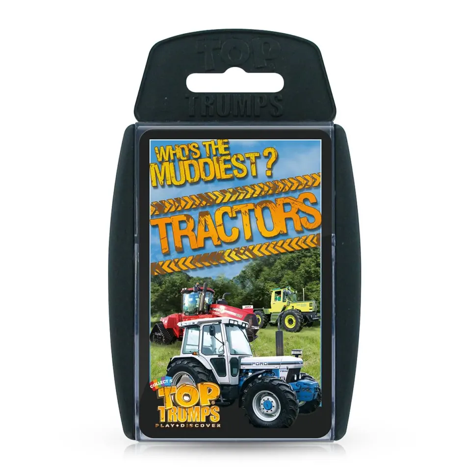 Top Trumps Tractors kaartspel top 30