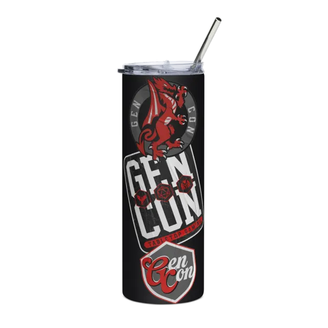 Roll A Crit Gen Con Sticker rvs tumbler 600 ml