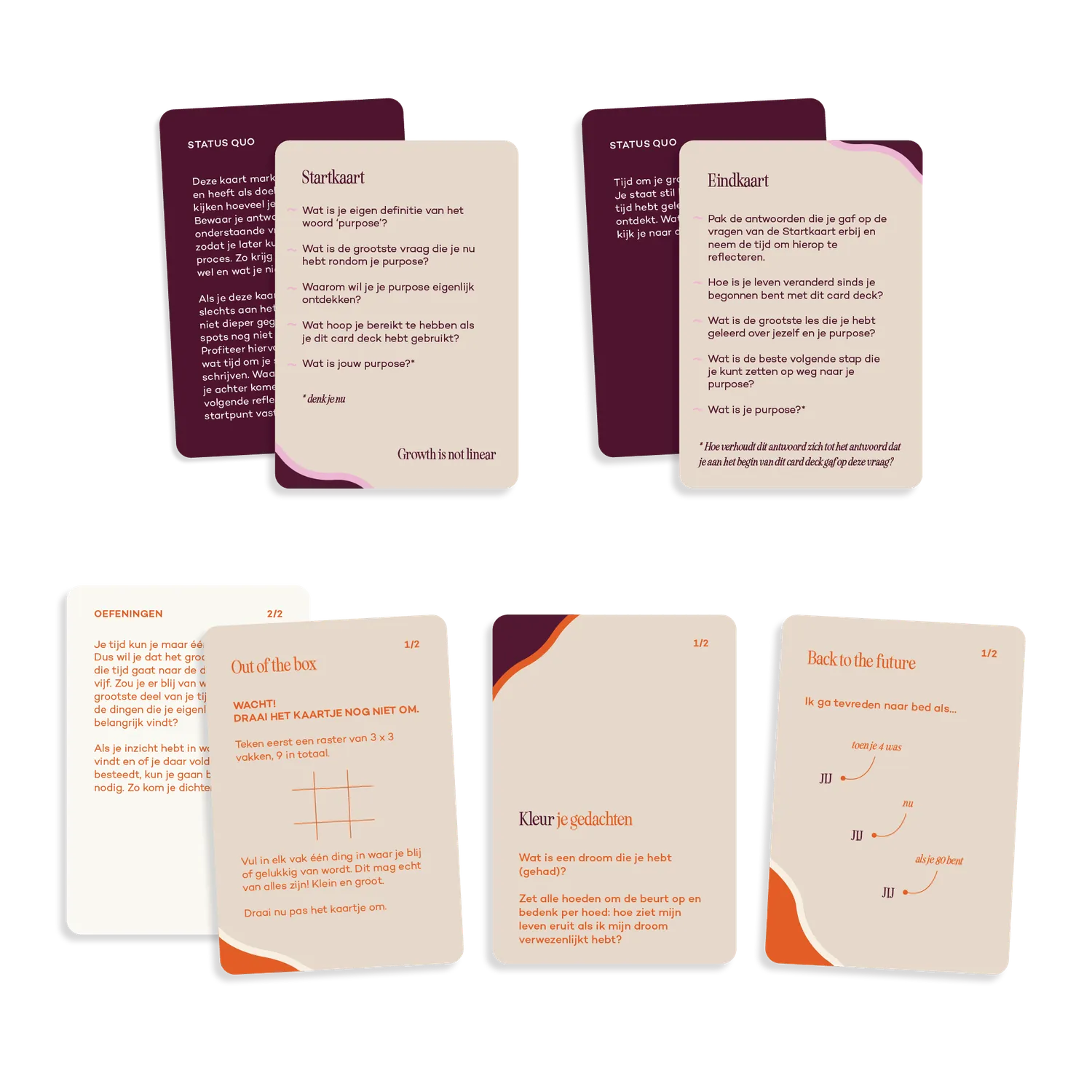 Vertellis Purpose Deck kaartspel zelfreflectie