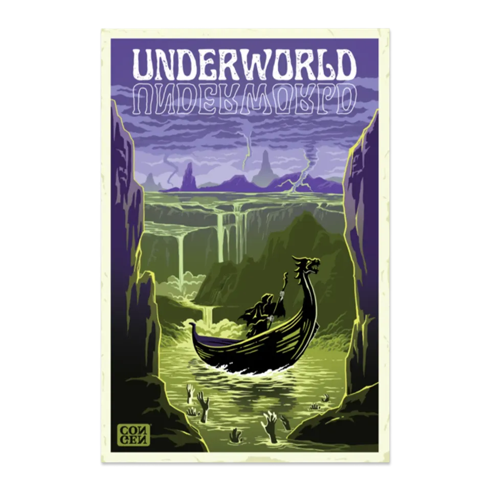 Roll A Crit Gen Con Underworld 2 poster 30x46 cm