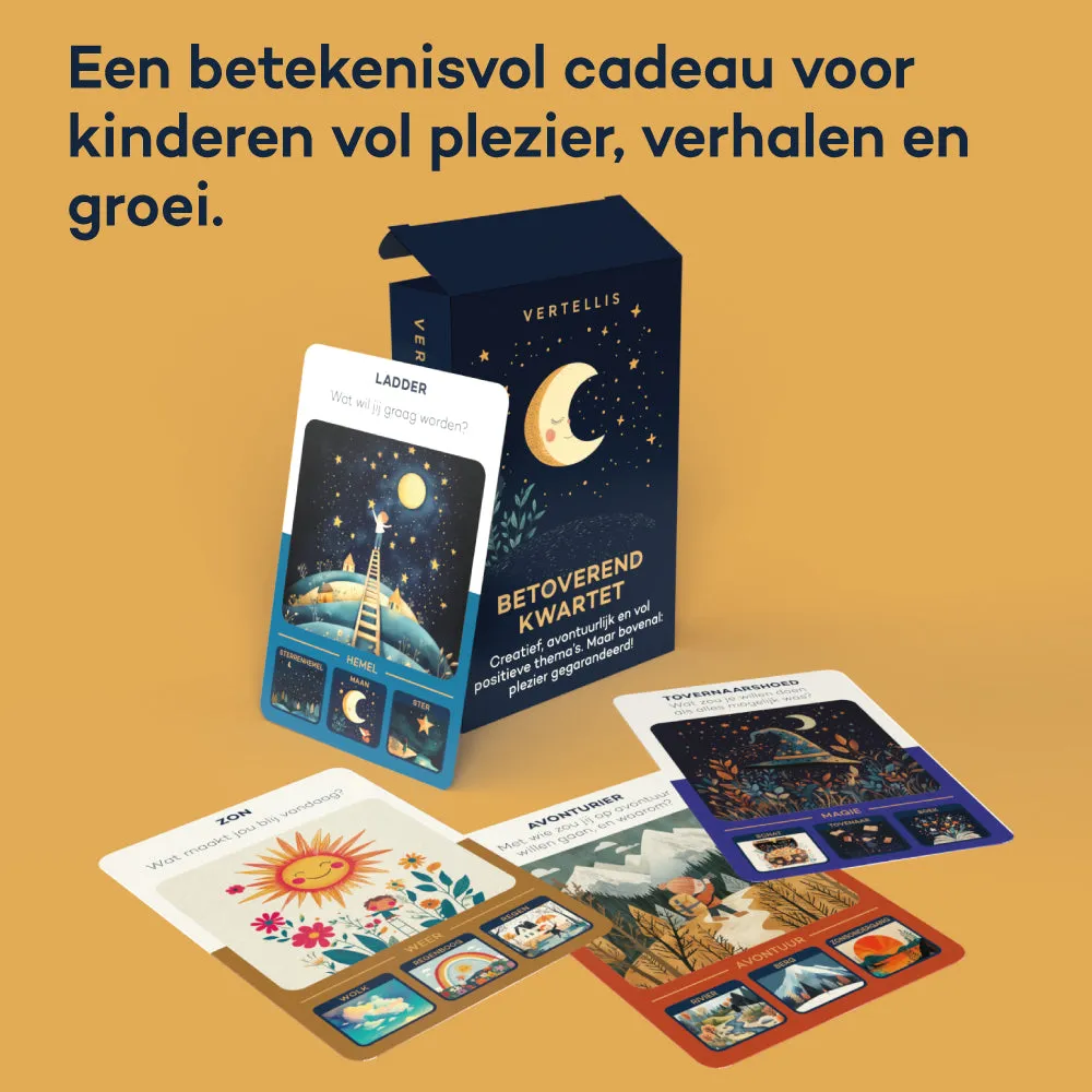 Vertellis Betoverend Kwartet kwartetspel vanaf 6 jaar