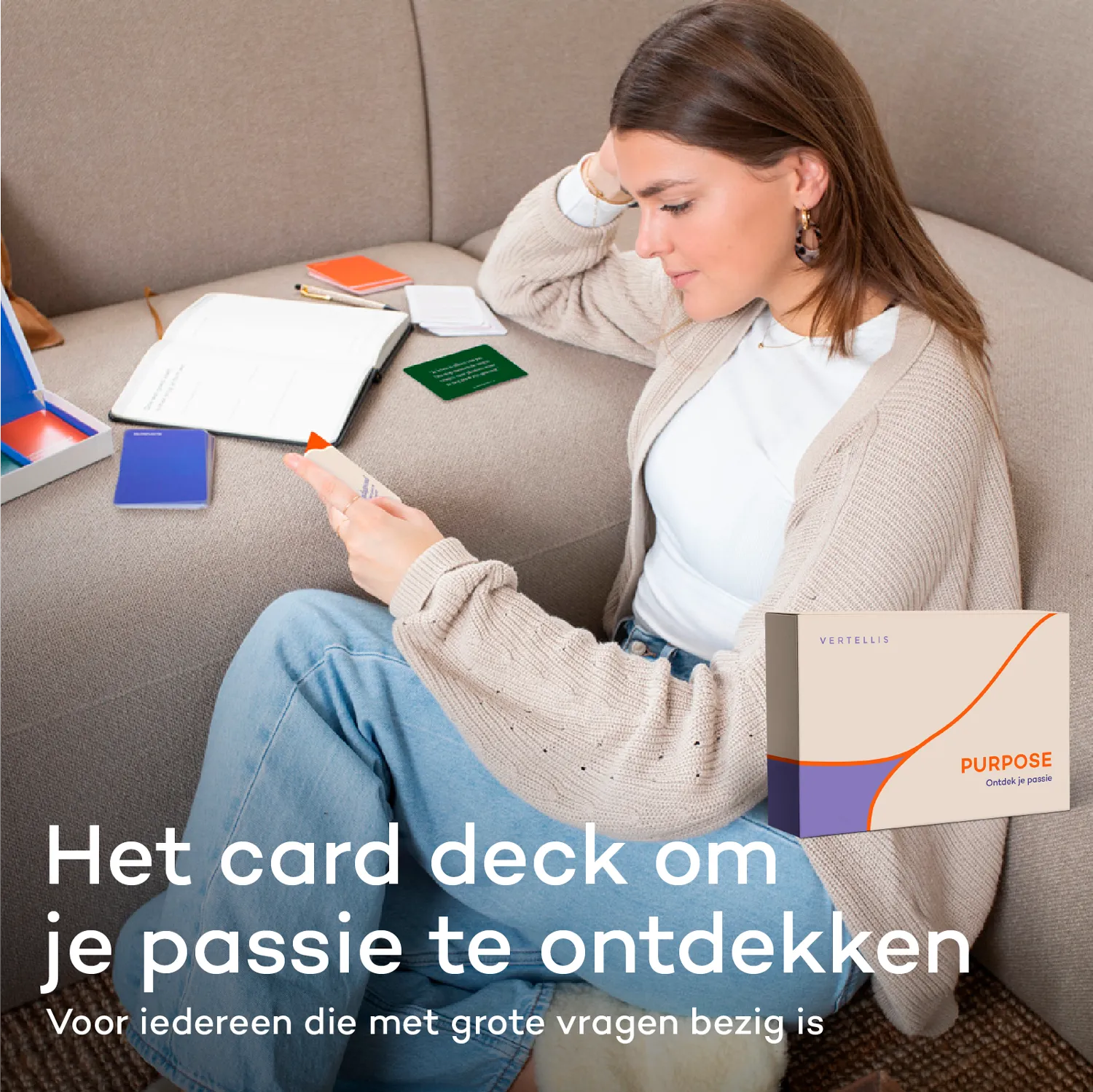 Vertellis Purpose Deck kaartspel zelfreflectie