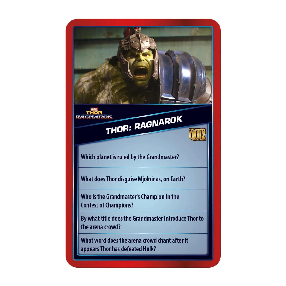 Top Trumps Quiz Marvel Cinematic Universe quizspel