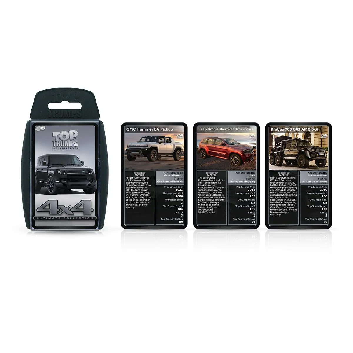Top Trumps Ultimate 4x4 kaartspel 30 kaarten auto's