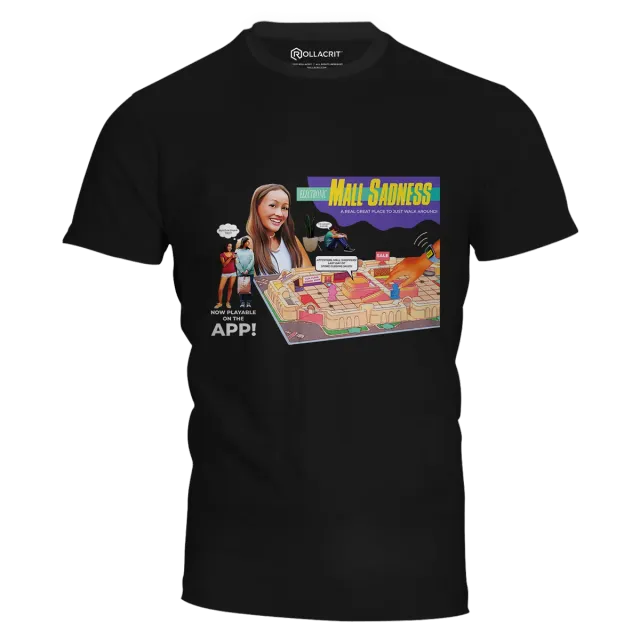 Roll A Crit Mall Sadness T-shirt unisex katoen