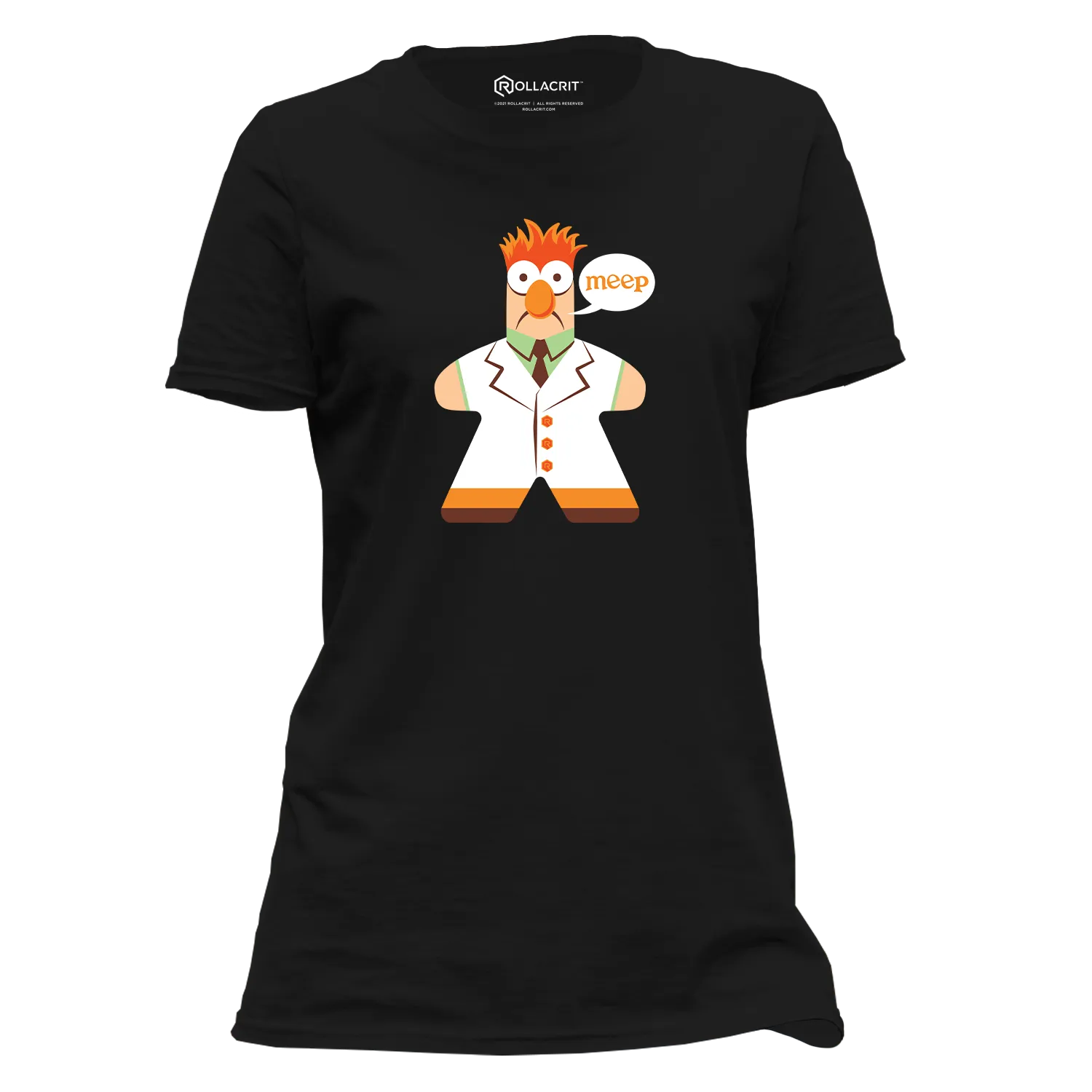 Roll A Crit Mupple Meeple Femme T-shirt zwart dames
