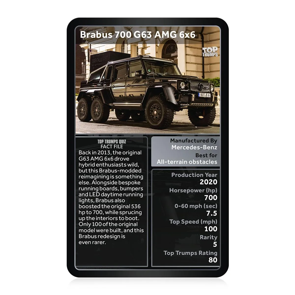 Top Trumps Ultimate 4x4 kaartspel 30 kaarten auto's