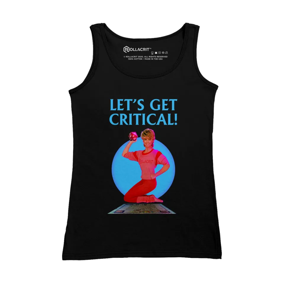 Roll A Crit Let's Get Critical tanktop unisex