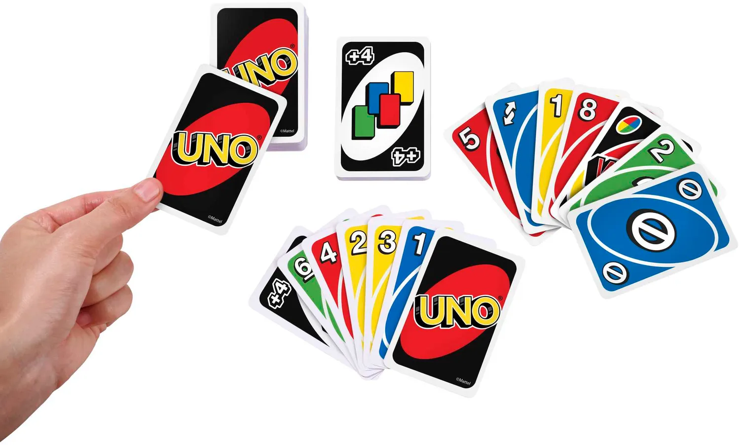 Mattel Games UNO Classic kaartspel 112 kaarten
