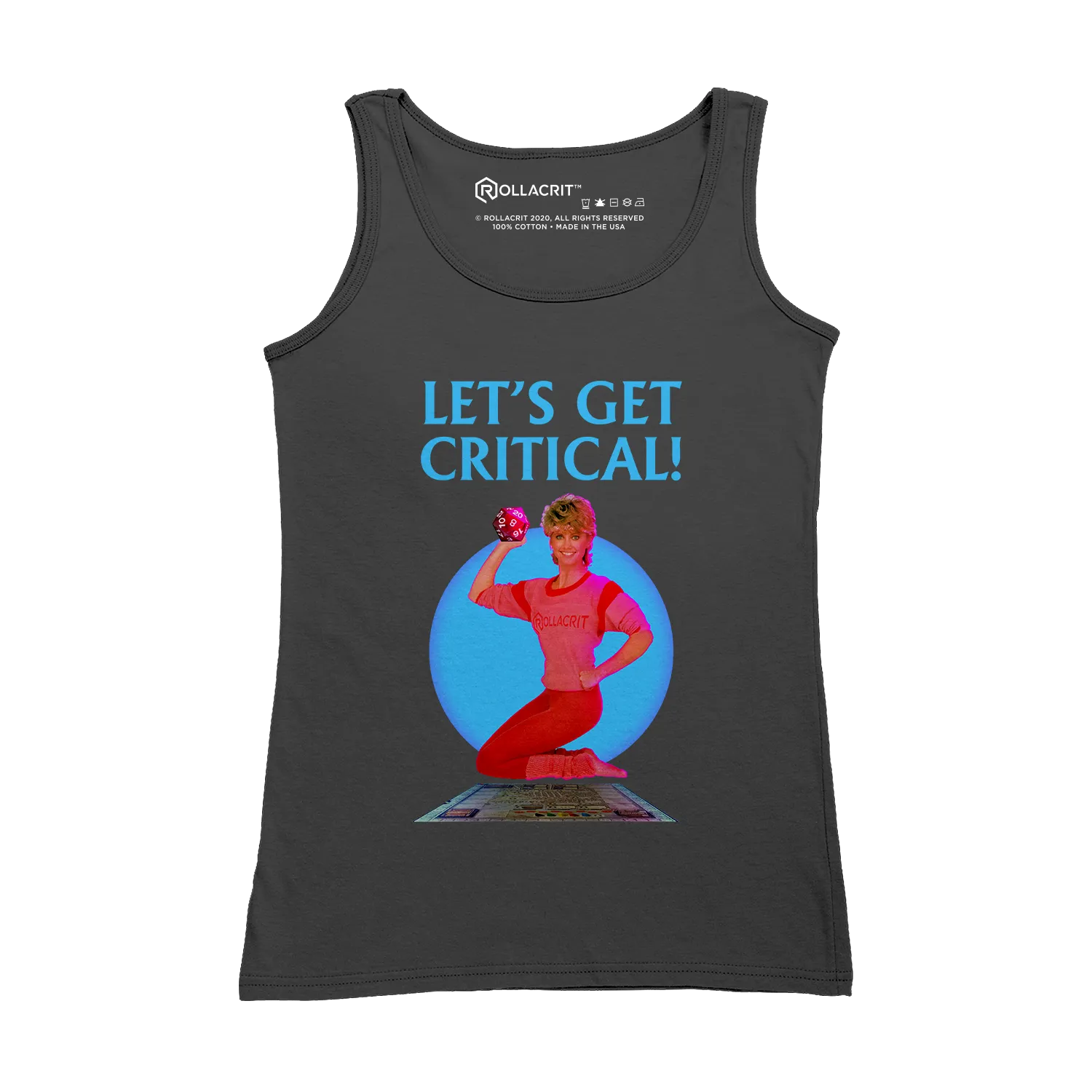 Roll A Crit Let's Get Critical tanktop unisex