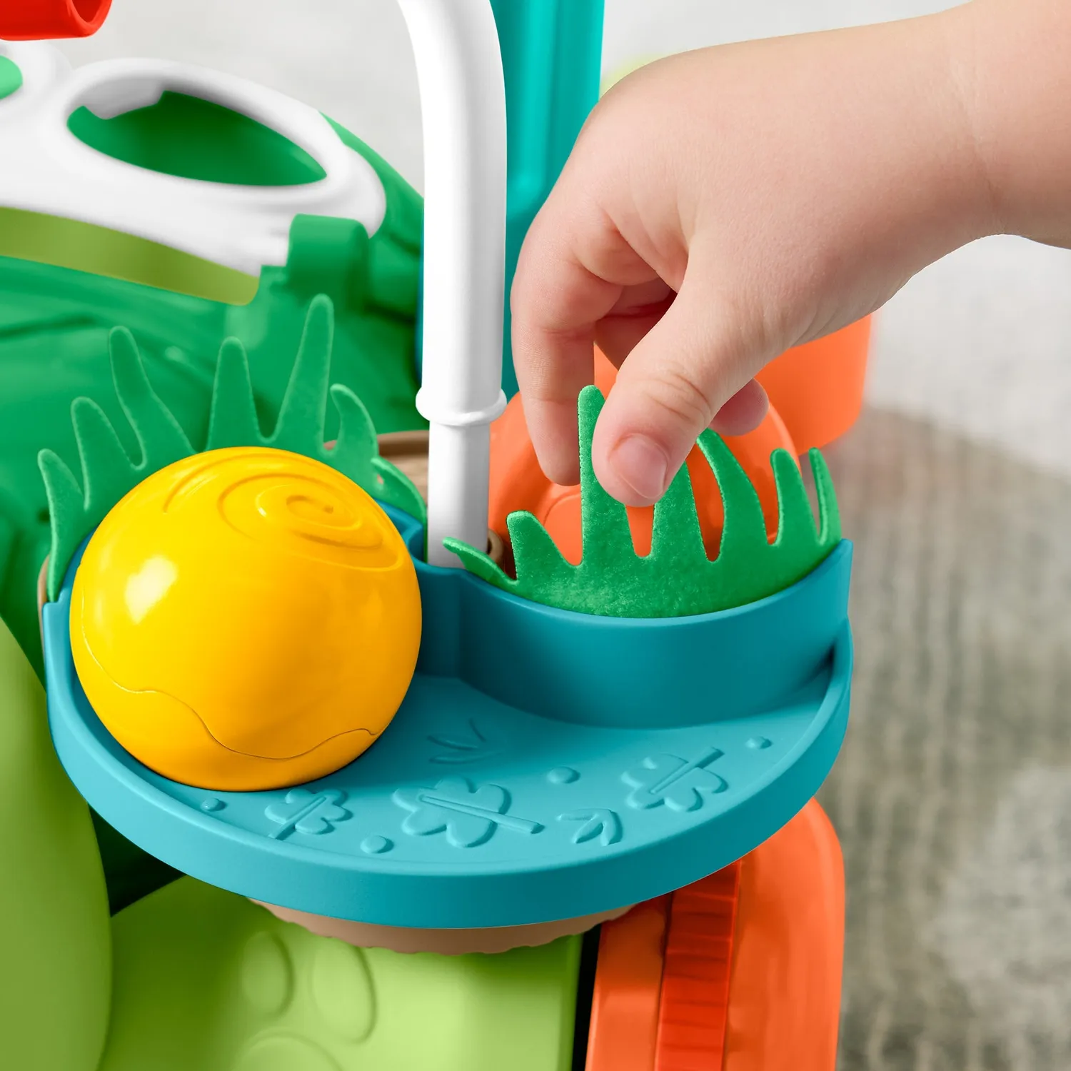 Fisher-Price Schildpad loopwagen met 5 ballen