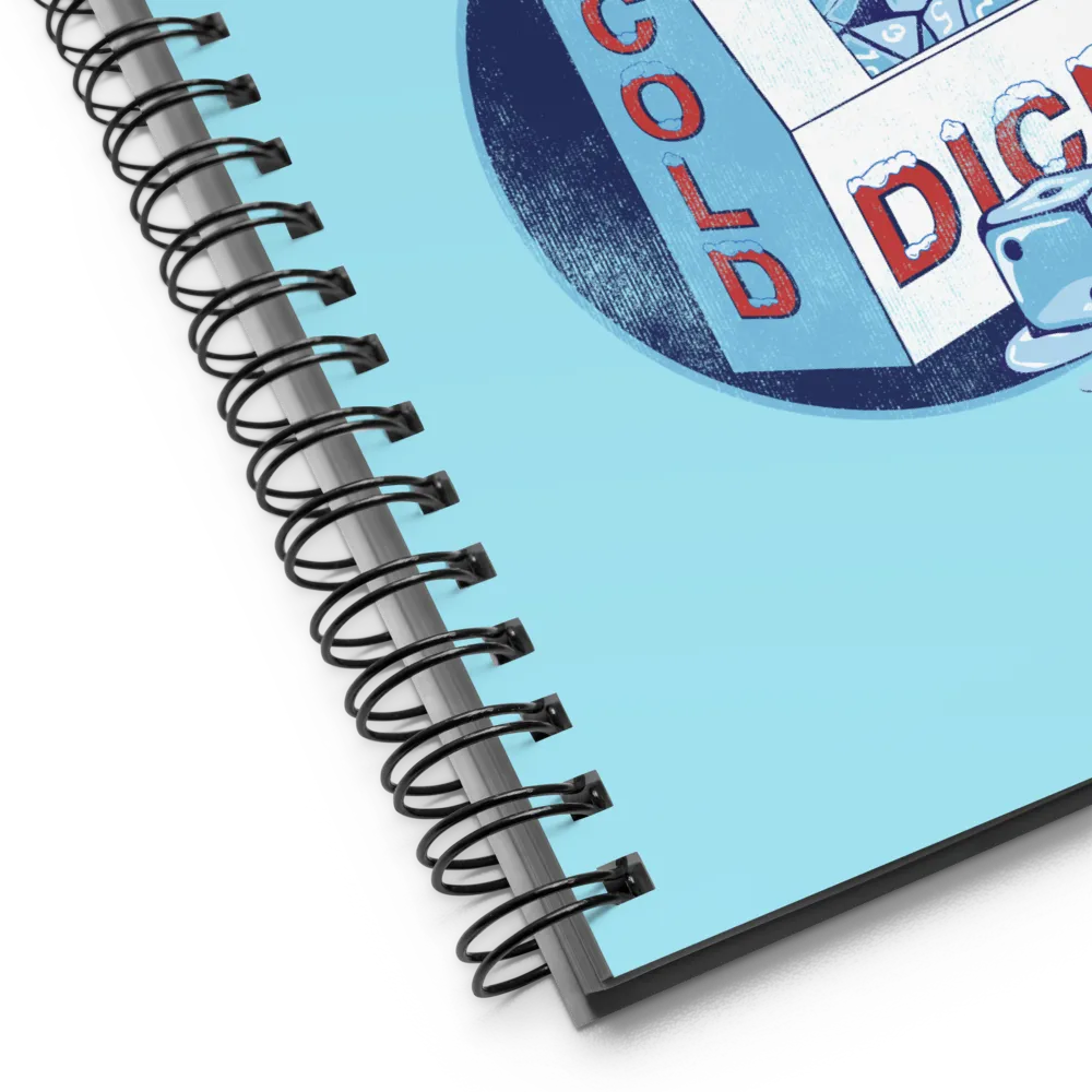 Roll A Crit ICE Dice notitieboek dotted A5