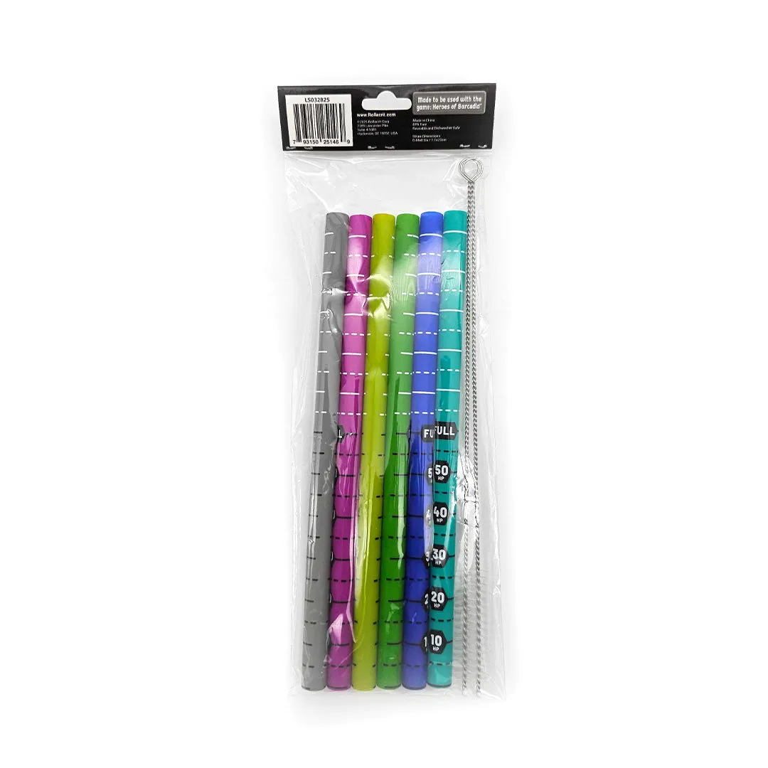 Roll A Crit Heroes of Barcadia Heroes for Hire rietjes 6-pack siliconen