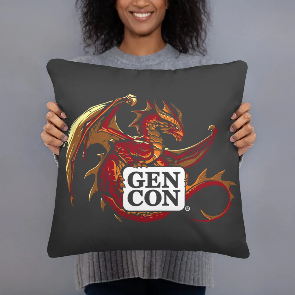 Roll A Crit Gen Con Genevieve sierkussen 45x45 groen