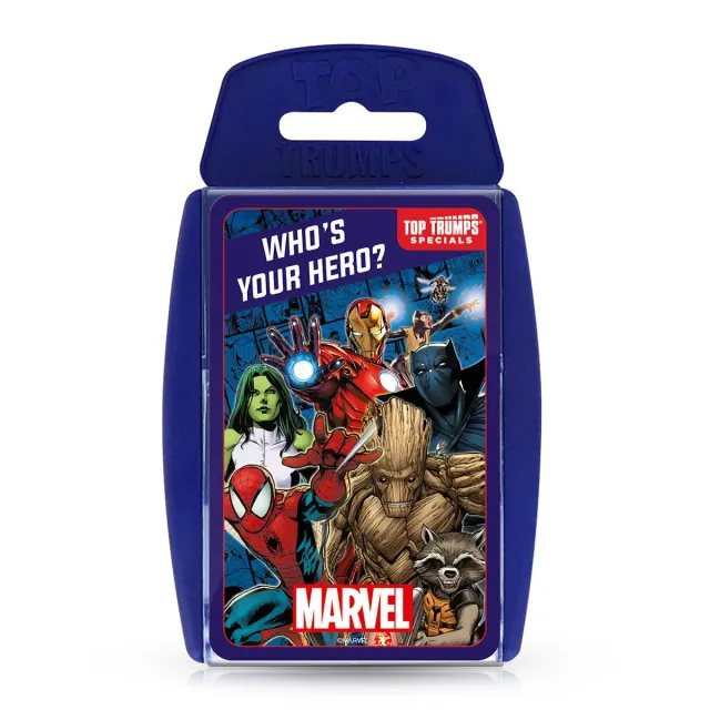 Top Trumps Marvel Universe kaartspel superhelden
