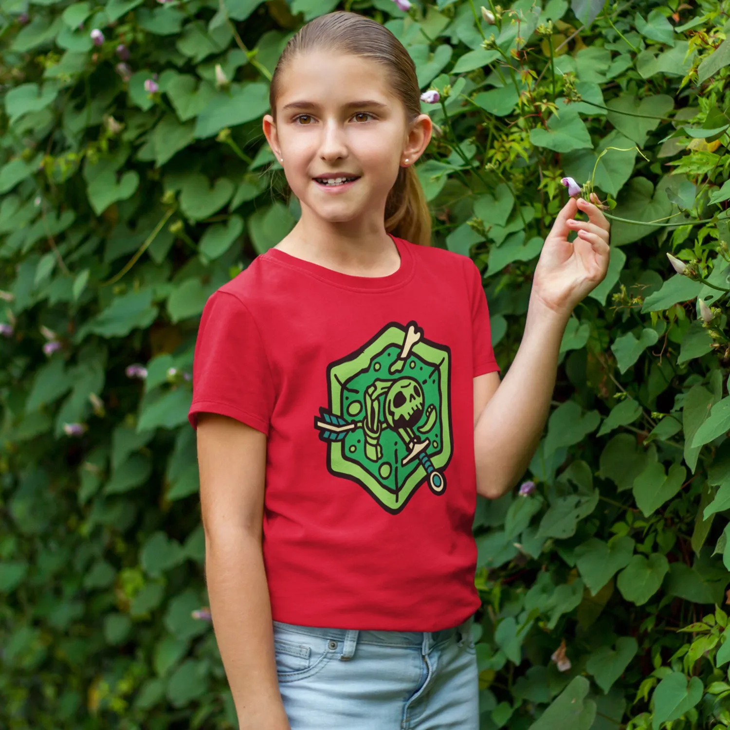 Roll A Crit Gelatinous Cube kinder T-shirt katoen