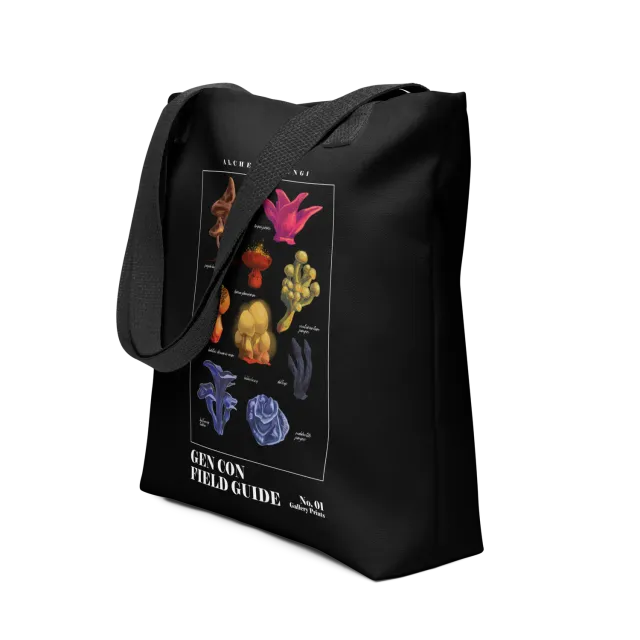Gen Con Alchemic Fungi tote bag 15x15 zwart 10L