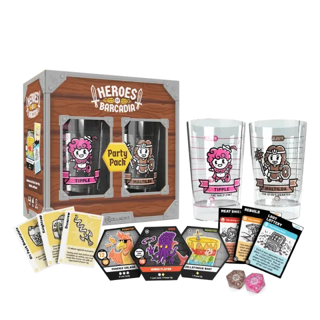 Roll A Crit Heroes of Barcadia Party Pack uitbreiding 8 spelers